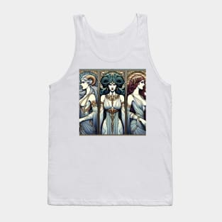 Bad Girl Triptych: Lilith, Medusa, and Jezebel Tank Top